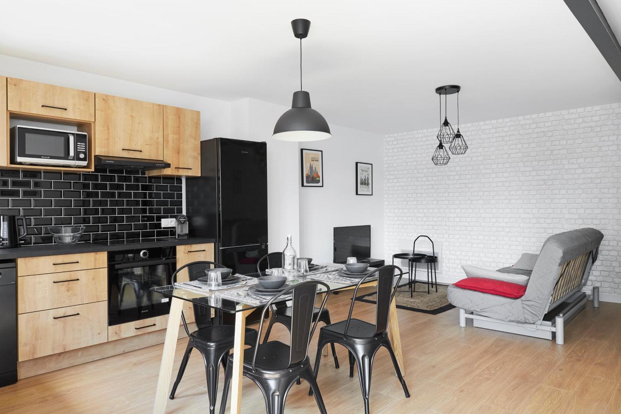 New-York New-York : Fibre Wifi/Linge/Parking Apartment Châteaubriant Екстериор снимка